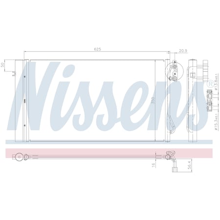 Nissen Nissens Condenser, 94873 94873